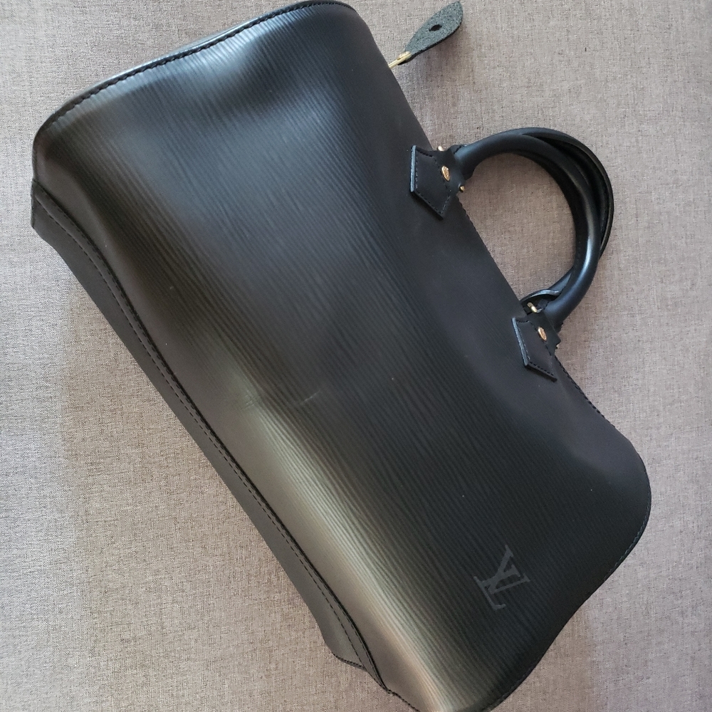 Louis Vuitton Black Epi Speedy